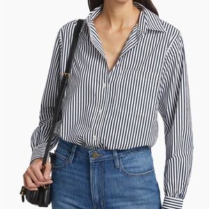 Frame Oversized Stripe Shirt NWT Sz M